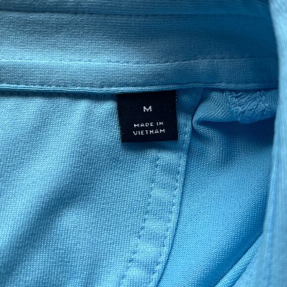 Men’s Dunning Golf Polo Light Blue Short Sleeve Size Medium - Picture 4 of 16
